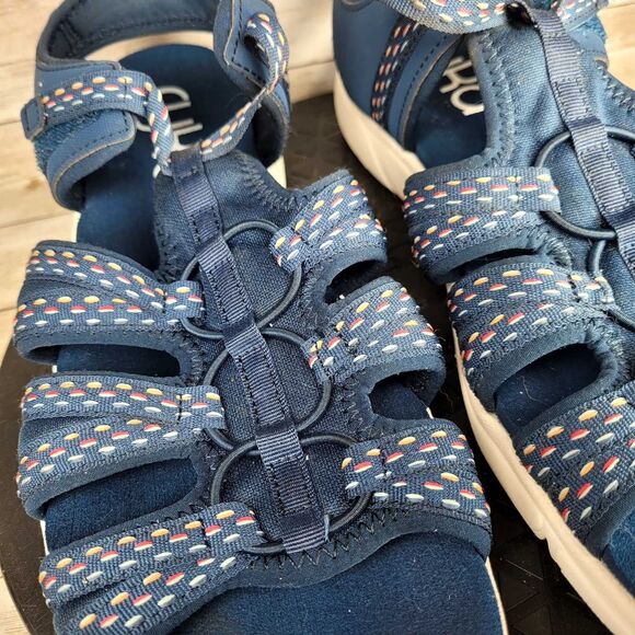 Ryka Women's Size 11M Navy Blue Fishermans Sandal Shoes - Picture 5 of 13